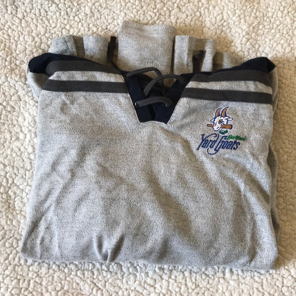 Women's Antigua Wrestle Hooded V-Neck Pullover Top
